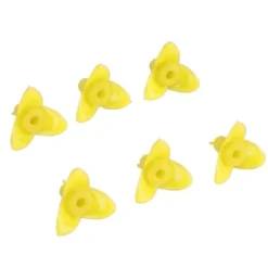 30Set Ersättningsdelar för Fågelmatare Blomma Plast Fågelmatare Ersättningsdelar Tillbehör för GardenYellow