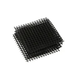 Set med 10 Bonsai täckgaller för dräneringshål, 10,5x10,5cm, att skäras till i storlek