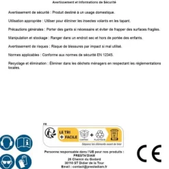 Set med 4 flugsmällare