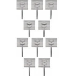 Set med 10 Markförankringssats för Green Universe Rabattkant 14 cm | Jordankare | Markankare