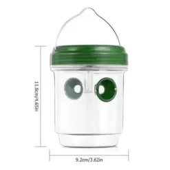 Set med 2 mygg- och getingfällor; insektsfångare för hornet - solenergi med LED-ljus