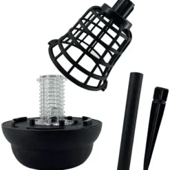 Set med 4 solcellsmyggdödarlampor för trädgård, gräsmatta, soldriven LED-lampa, insektsmedel (4 lampor[H2184]