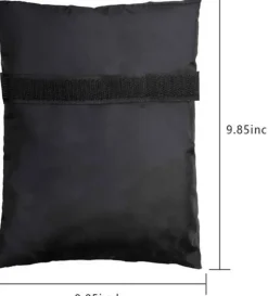 Set med 2 tjocka utomhuskranar - för värmeisolering och frostskydd - för vintern - svart