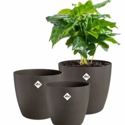 Set of pots Elho Plastic Circular 3 Pieces
