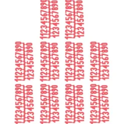 10-set plastnummerskylt nummerskylt nummermärkning för bostadslägenhet kontorsrum bikupa