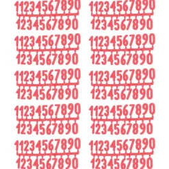 10-set plastnummerskylt nummerskylt nummermärkning för bostadslägenhet kontorsrum bikupa