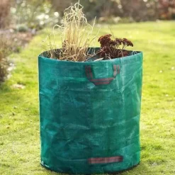 SHOP-STORY - GARDEN BAG 6x: 6 XXL vikbara trädgårdsväskor - 272L i robust PP med band