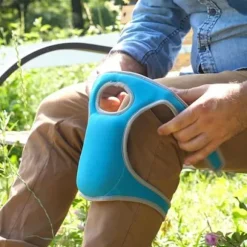 SHOP-STORY - KNEELO PROTECT: Ett par knäskydd för trädgårdsarbete, justerbara knäskydd
