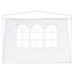 Sidoset för paviljong, 300x200 cm, Vit