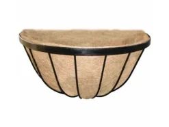 Siena Garden Wrought J58090 #####Wandlamp Steel, Coconut Black, Nature