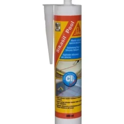SIKA Sikasil Pool silikonfogmassa - Vit pooltätning - 300ml