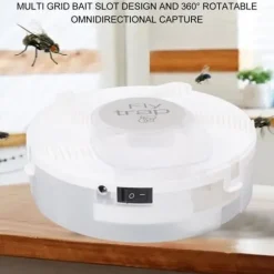 Skadedjursfälla 360° roterande elektrisk flugfälla, effektiv, enkel anti-myggapotek