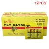 Skadedjursfälla, fluga Klibbigt papperstejp Starkt lim Flygande insektsmyggfångare rulltejp DIN889- 12st[F49914]