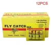 Skadedjursfälla, fluga Klibbigt papperstejp Starkt lim Flygande insektsmyggfångare rulltejp Lätt att - 12st[D4595]