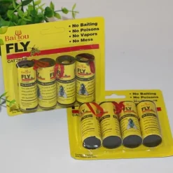 Skadedjursfälla, flugfälla, 4 rullar bärbart klibbigt papper, flugor, insekter, lim, enhet [F718118373]
