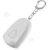 säkerhetshus personlig larm 130 dB hög volym LED-lampa nyckelring utomhus larm nyckelring