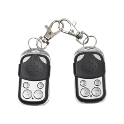 Skjutgrindöppnare, eldrivet autosystem för tung drift, vinröd, 6 m tandstång, kit med 2 extra fjärrkontroller