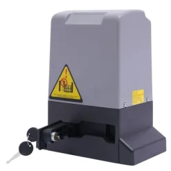 Skjutportöppnare, 750W motor, fjärrkontroll och säkerhetsfunktioner,svart