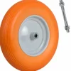 Skottkärra hjul tubeless 4.00-8 - diameter 40 cm - Orange/Vit