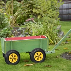 Skottkärrehjul, 33x9 cm, Gul