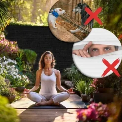 Skuggnät 1,2x25m 140g/m2 + 50 klämmor grå