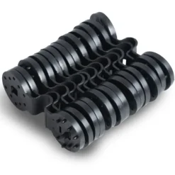 Skuggnät 1,5x50m 140g/m2 + 50 klämmor grå