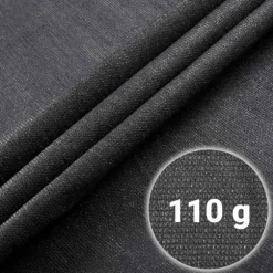 Skuggnät 1,5x50m 110g/m2 + 50 klämmor grå