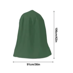 Skyddsöverdrag för trädgårdsfontän, silverbelagd oxfordduk, vattentät, vindtät, fontänskydd