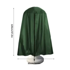 Skyddsöverdrag för trädgårdsfontän, silverbelagd oxfordduk, vattentät, vindtät, fontänskydd