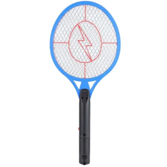 Sladdlös Batteridriven Elektrisk Flugmygg Smälla Bug Zapper Racket Insektdödare (blå)