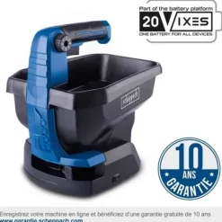 Sladdlös spridare C-GSP800-X - 3,5L behållare + 800m2 ytkapacitet - SCHEPPACH 20V IXES - utan batteri eller laddare