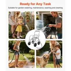 Slangvagn, 85,5x55x89 cm, Silver, Förvaring i stål