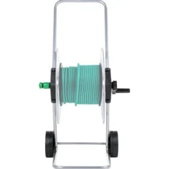 Slangvinda väggmonterad för 60 m 1/2" stålslang