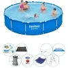 Smart Pool Deal - 9-delad - Bestway Steel Pro Rund 396x84 cm
