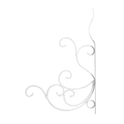 Smidesjärn Väggkrok Hängande Inomhus Utomhusdekoration Balkong Blomkruka Stativ Hängkrok