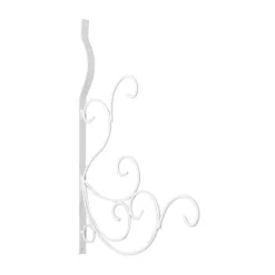 Smidesjärn Väggkrok Hängande Inomhus Utomhusdekoration Balkong Blomkruka Stativ Hängkrok