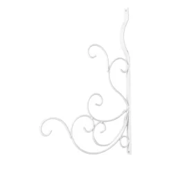 Smidesjärn Väggkrok Hängande Inomhus Utomhusdekoration Balkong Blomkruka Stativ Hängkrok