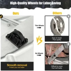 Snö Takkratta, 25x6x240 cm, Svart