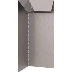 Snigelavvisande grill i Corten-stål - vidaXL - Paket med 4 - 10x10x25 cm - Rost - Utomhus - Hållbar