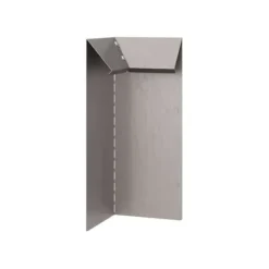 Snigelavvisande grill i Corten-stål - vidaXL - Paket med 4 - 10x10x25 cm - Rost - Utomhus - Hållbar