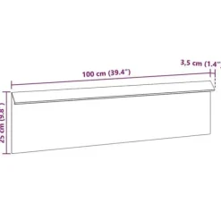 Snigelavvisande stängsel i galvaniserat stål - vidaXL - Silverfärgad - 100x3,5x25 cm - Hållbar - Utomhus - Montering krävs