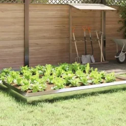 Snigelgrill i rostfritt stål - vidaXL - 50x3,5x25 cm - Silver - Utomhus - Hållbar - Montering krävs