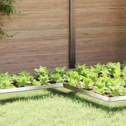 Snigelgrill i rostfritt stål - vidaXL - Silver - 10x10x25 cm - Hållbar - Utomhus - Montering krävs