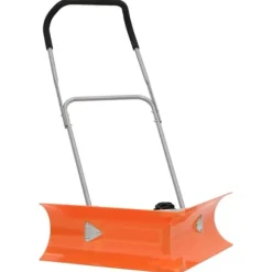 Snöplog med förlängningsbart handtag - Effektiv snöskottning | Färg: Orange | Storlek: 77x21 cm