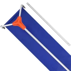 Snöraka för tak - Teleskopisk takskrapa - Räckvidd 1,25–5,24 m - Aluminiumblad 27 cm - Hjul - Glidduk - Lättvikt - För snö, löv & skräp