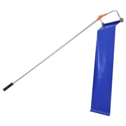Snöraka för tak - Teleskopisk takskrapa - Räckvidd 1,25–5,24 m - Aluminiumblad 27 cm - Hjul - Glidduk - Lättvikt - För snö, löv & skräp