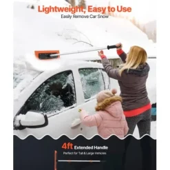 Snöraka för tak, 120x45x16,5 cm, Silver, Skumblad