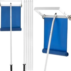 Snöraka för tak, 148x50x28 cm, Silverblå