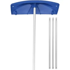 Snöraka för tak/Taksnöskrapa - Teleskopisk - PP-plastblad 60 cm - Räckvidd 1,18–5,55 m - Med hjul - Halkfritt handtag - Lätt - För snö och löv