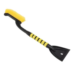 Snöröjningsverktyg med löstagbar isskrapa för bilar Lastbilar - Gul Svart